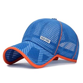 Anshili Children's Boys Mesh Baseball Cap Breathable Girls Cap for Summer, dark blue