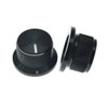 KAISH 3pcs Aluminium Potentiometer Knobs 1/4" Universal Top Hat Knobs