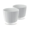 Tymar Flower Pot, Planter, Pack of 2, Plastic Flower Pot,
