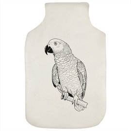 'African Grey Parrot' Hot Water Bottle Cover (HW00022971)
