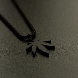 Necklaces for Men | Diamond | Triangle | Palm Tree | Weed | Football | Flash | Compass | Black and Silver, Stainless Steel, Not Applicable
