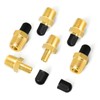 GASHER 2 válvulas de tanque NPT de 1/4 pulgadas, válvula