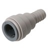 15mm Push Fit Pipe to 1/2" Hose Tail Barb Adapter