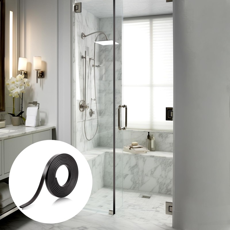 75" Flexible Magnetic Strip, Flex Magnetic Strip Refill, Shower Door