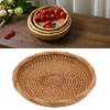 Rattan Fruit Tray Hand Woven Elegant Traditional Natural Rattan Serving