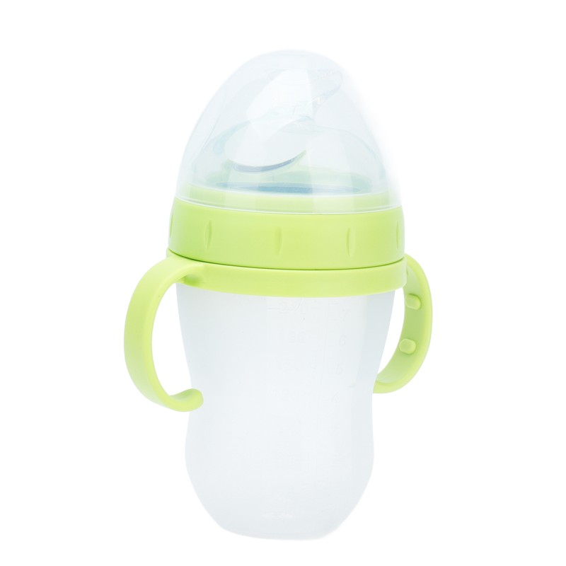 Baby Cereal Bottle Silicone Unisex Baby Squeeze Cereal Feeding Flow