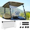 Golf Cart Windshield, Golf Cart Foldable Windshield Suitable for 2004-Up