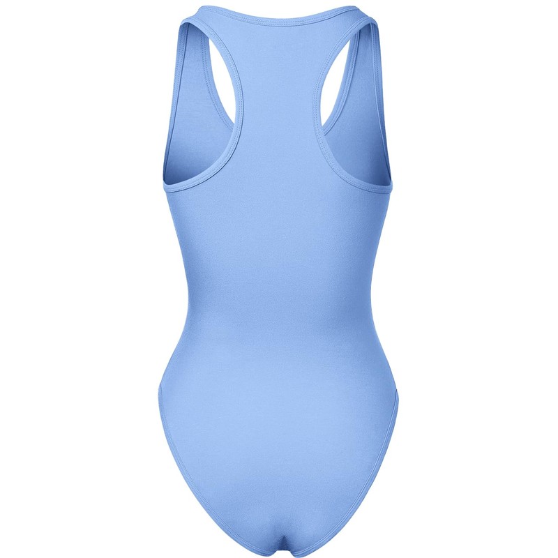 playera corta básica de algodón con cuello redondo para mujer,