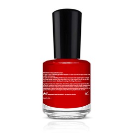 duri Durilaq, D010 True Red, Red Opaque Gel Effect Lacquer, 0.61 fl.oz. 18 ml.