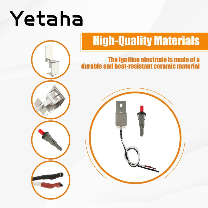 Yetaha Piezo Igniter Assembly Replacement Kit, Gas Grill Ignitor Push