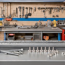 PrecisionGeek M4 x 10mm Aluminium Flat Knurled Thumb Screws (Set of 10)