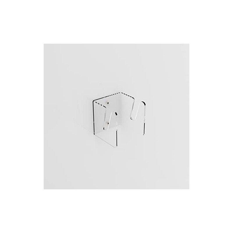 Acrylic Skateboard Mounts Deck Wall Hanging Brackets (Clear)