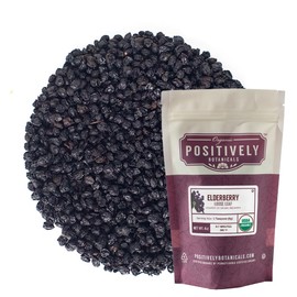 Organic Positively Botanicals Company, Elderberry, Loose Leaf Botanical, 4 Ounce