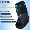 i BRACE Ankle Brace, Lace Up Adjustable Support, Ankle Stabilizer