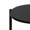 Furinno Besi 2-Tier Modern Round Coffee Table Table with Sturdy