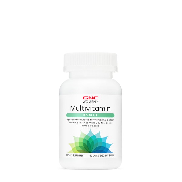 GNC Women's Multivitamin 50 Plus, Supports Bone, Eye, Memory, Brain
