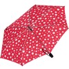 Knirps Slim Duomatic Dots Pocket Umbrella, red