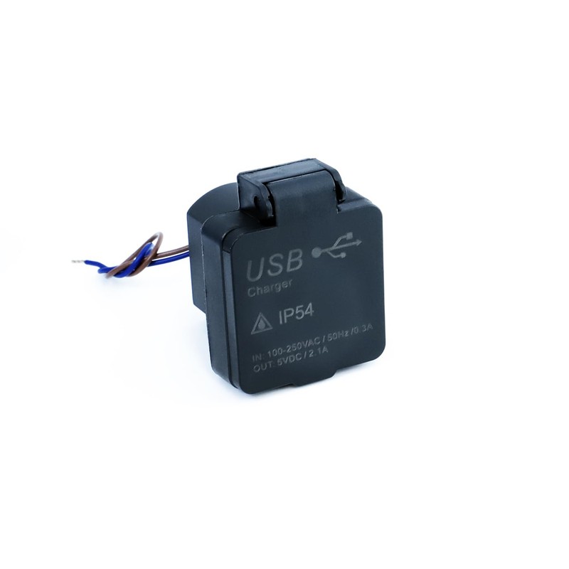 HOLZER USB Recessed Socket & Mounted Socket / 2 x
