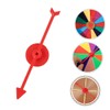 Totority 15 Pcs Rotating Plastic Pointer Wheel Arrows Plastic Arrows