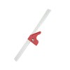 18 Inch Woodworking Edge Ruler with Fixator Serrated Design Angle