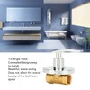 1/2 Angle Valve Copper Leakage Proof Concealed Installation Water Stop