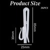 36 PCS Lifting Adjustable Curtain Hooks,Net Curtain Hooks