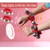 4 PCS Wrist Bells, Percussion Instruments, Jingle Bells Christmas Musical