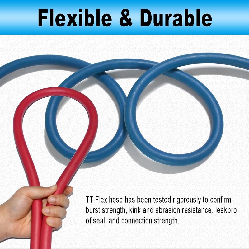 Washing Machine Hose Rubber with 90 Degree Elbow, 6 FT
