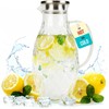 Glass Pitcher with Lid and Spout - 3 Liter /
