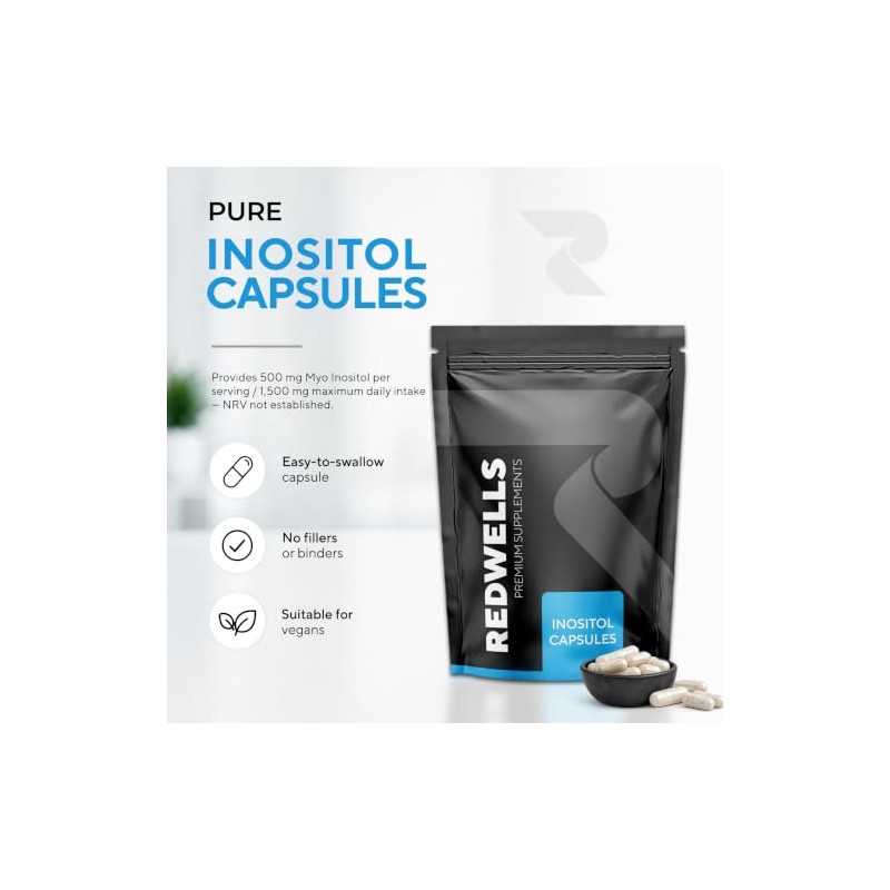 Myo Inositol 500 mg | 60 Capsules | No Fillers