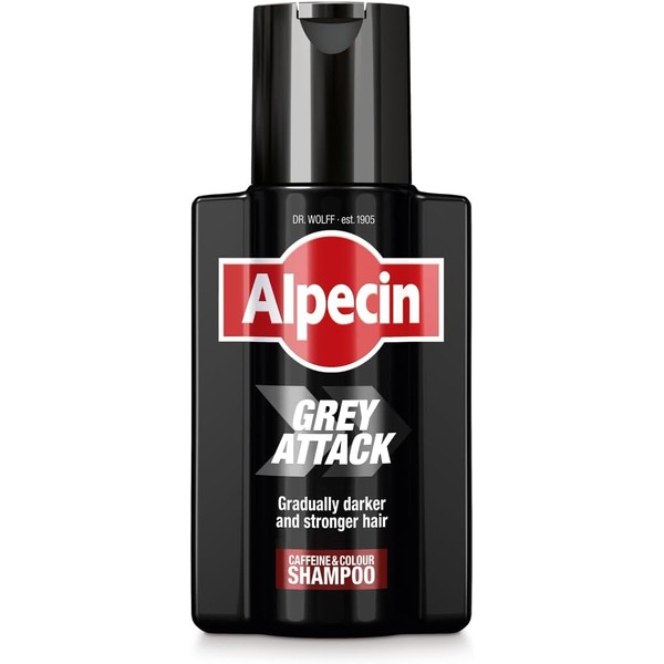 Alpecin Grey Attack Caffeine & Colour Shampoo for Men 1x