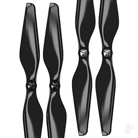 Master Airscrew Upgrade Propellers for DJI Phantom 1-3 with Built-in Nut - Black 4 pcs