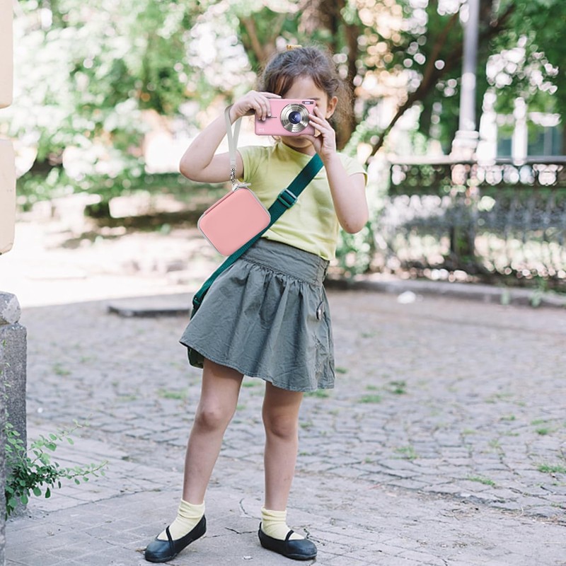 Leayjeen V SY Rigid Digital Camera, pink, School Backpacks