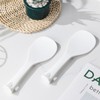 2 PCS Rice Spoon, 19.7x7cm Non-Stick Rice Paddle Vertical Standing