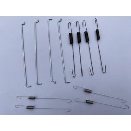12pcs Governor Speed Control Spring Governor Rod Spring Fuel Throttle Return Spring for Honda Gx140 Gx160 Gx200 5.5/6.5hp Engine Chinese Generator 168f Gasoline Engine