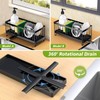 PKBD Kitchen Sink Caddy, Rustproof 304 Stainless Steel Sponge Holder