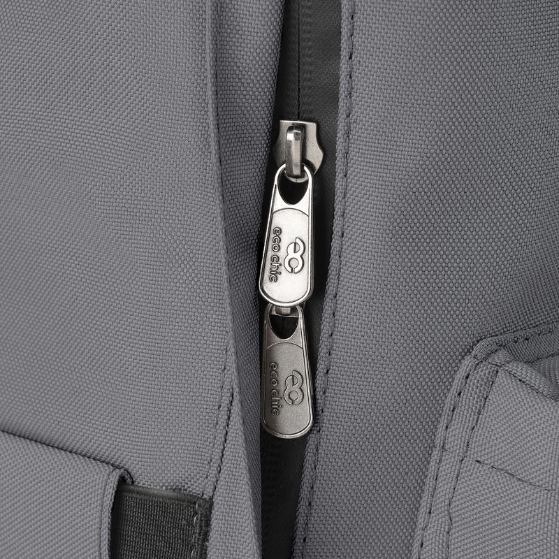 ECO CHIC Waterproof Recycled Canvas Twin Handle Backpack (Carbon)