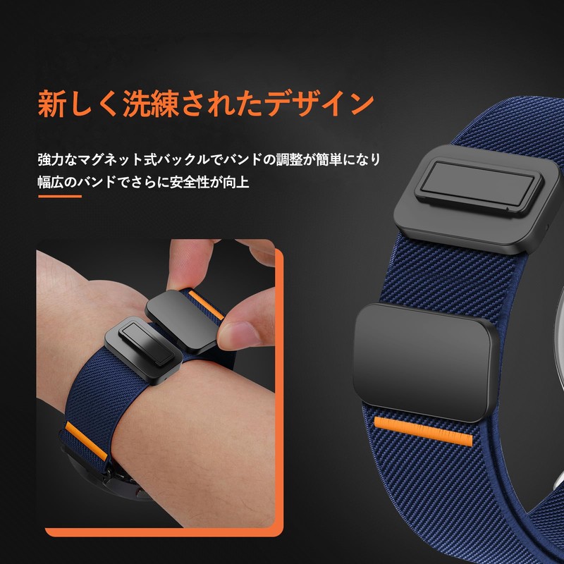 EIHAIHIS 0.8 inch (20 mm) Watch Band, Replacement Magnetic Strap