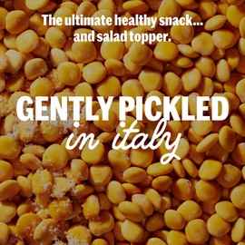 BRAMI Lupini Beans Snack, Garlic & Rosemary, 7g Plant Based Protein, 0g Net Carbs, Vegan, Vegetarian, Keto, Mediterranean Diet, Non Perishable, 5.3 Oz