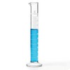 TISMART Glass Graduated Cylinder 100ml, Class A Borosilicate 3.3