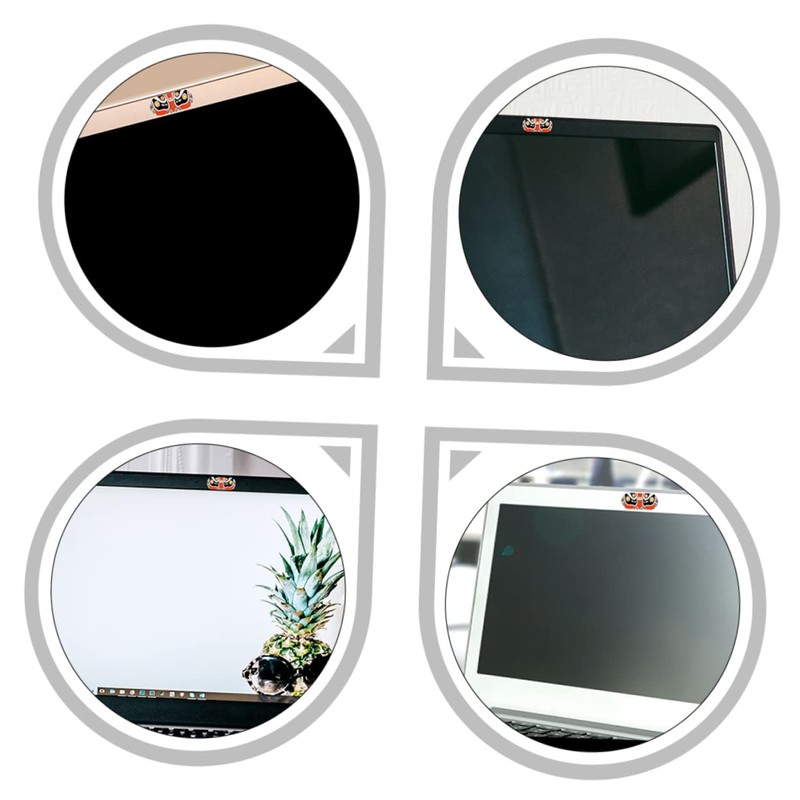 jojofuny 6pcs Webcam Slide Cover Material Privacy Protector Chinese Facial