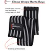 Elbow Wrap Manta Raya Vendas elásticas de Compresion Gym Levantamiento