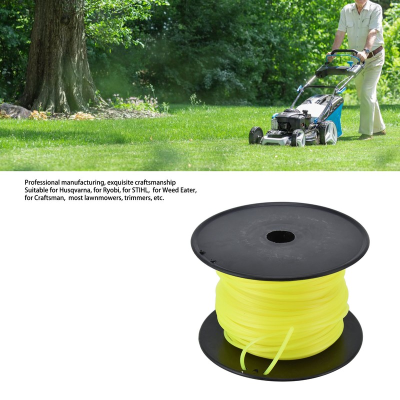 3mm String Trimmer Line Quadrate Grass Trimmer Line Lawn Mower