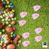AKH® Easter Bunny Feet Decorations - 30 Pack Bunny Footprints