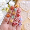 KEOKER Polymer Clay Molds - 12 Pcs Mini Floral Clay
