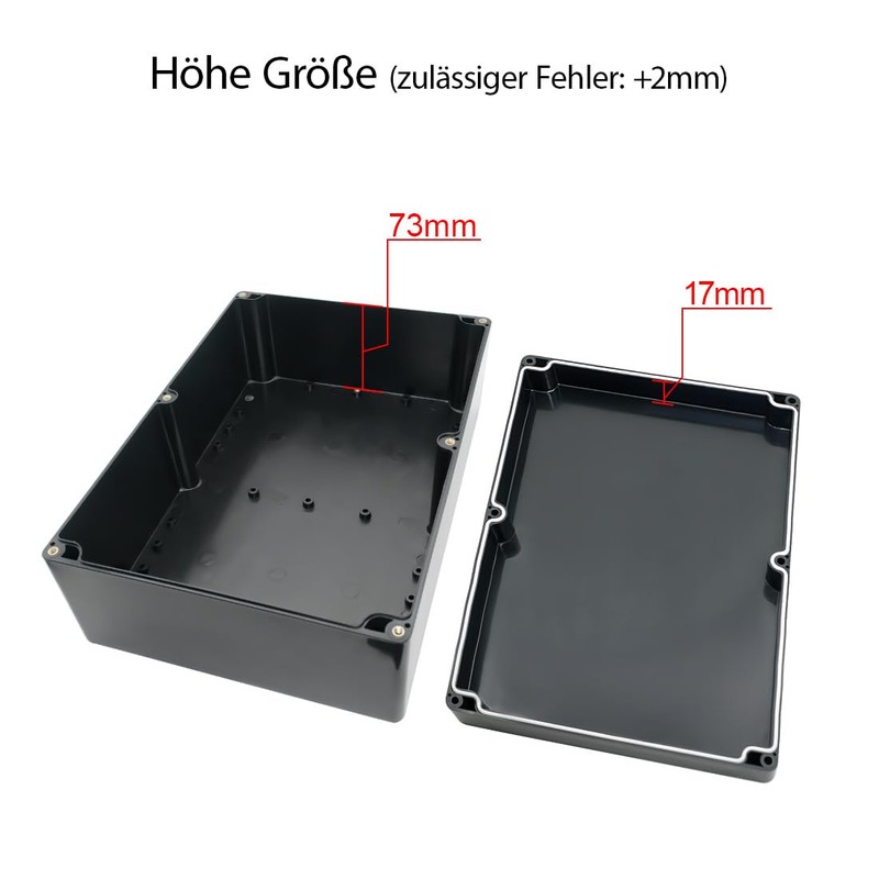 LeMotech Project Box ABS Plastic Distribution Box IP65 Waterproof Electrical