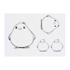 4 x 'Little Fat Bird' Temporary Tattoos - Water Resistant,