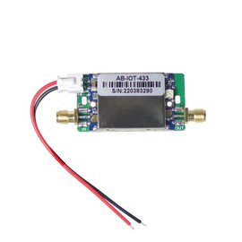 Aswalling 433MHz Lora Signal Booster Transmit Receive Two-Way Power Amplifier Signal Amplification Module(433MHz SMA)