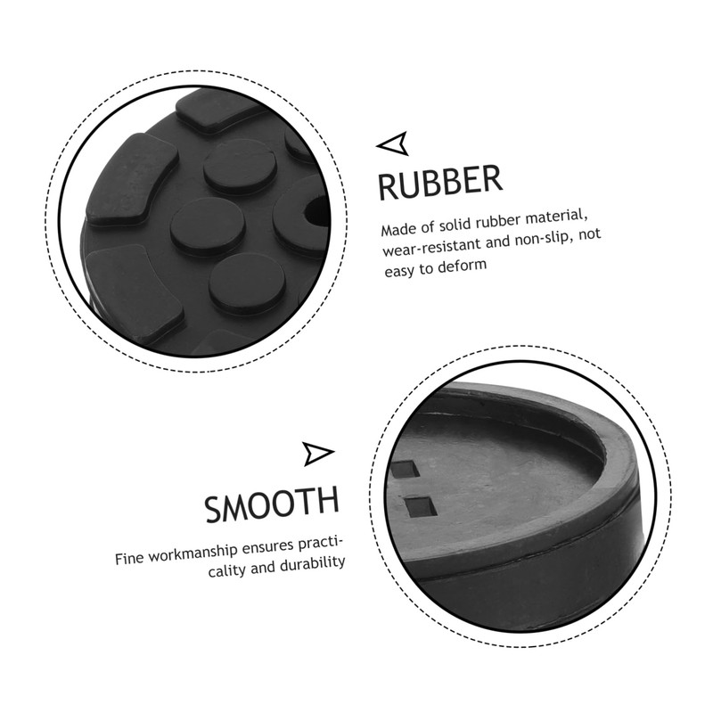 Alipis 2Pcs Automotive Jack Pad Adapter Rubber Floor Jack Disk