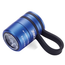 TROIKA Original Eco Run TOR90/BL Flashlight Running Light Sports Safety Light with Magnet for Mounting White LED Light 2 Light Levels + Flashing Light